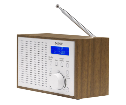 Radio i budzik Denver Kompaktowe radio DAB+/FM Denver DAB-46 białe